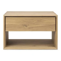 Nordic II Solid Oak Bedside Table