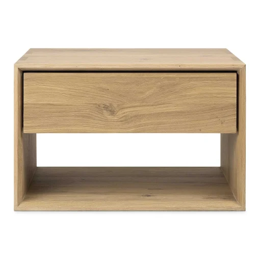 Nordic II Solid Oak Bedside Table