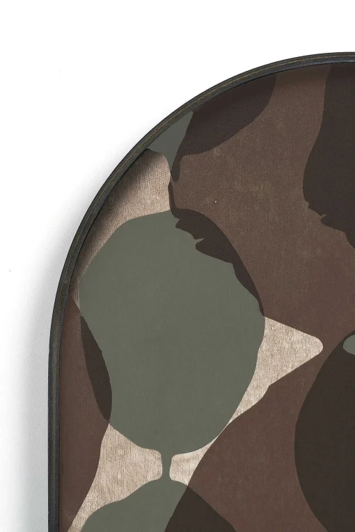 Oblong Connected Dots Glass Tray, Medium