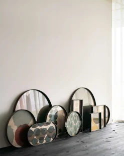 Oblong Connected Dots Glass Tray, Medium