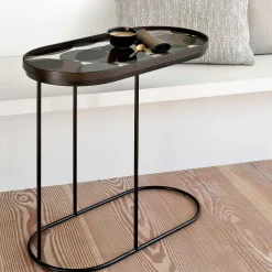 Oblong Connected Dots Glass Tray, Medium