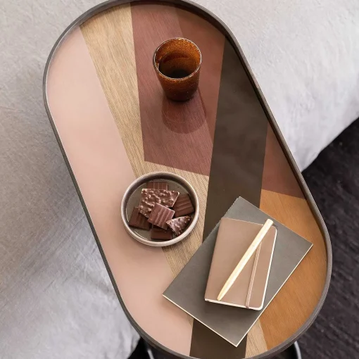 Oblong Pinot Glass Angle Tray, Medium