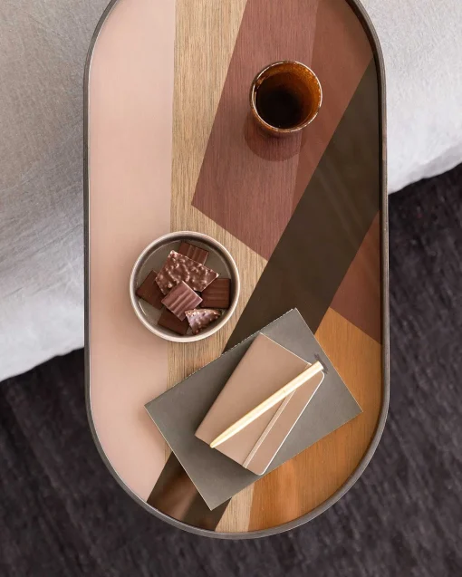 Oblong Pinot Glass Angle Tray, Medium