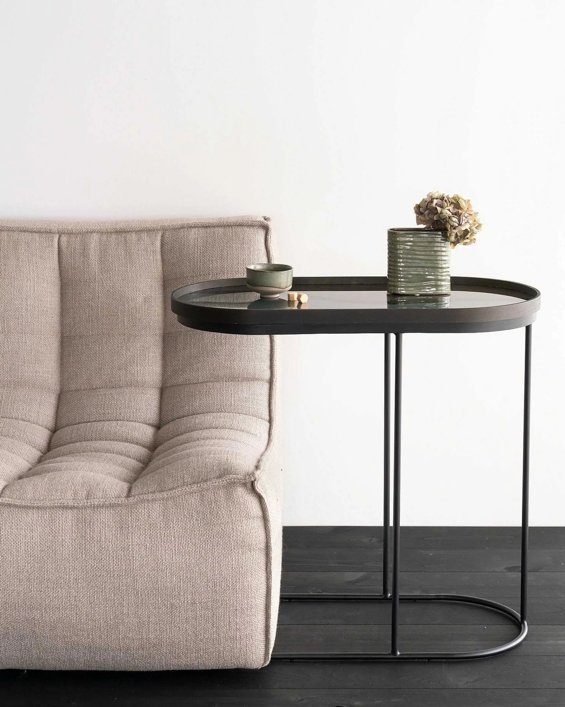 Oblong Tray Side Table (Tray Not Included)