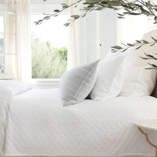 Ojai King Sham, White^Be Home Discount