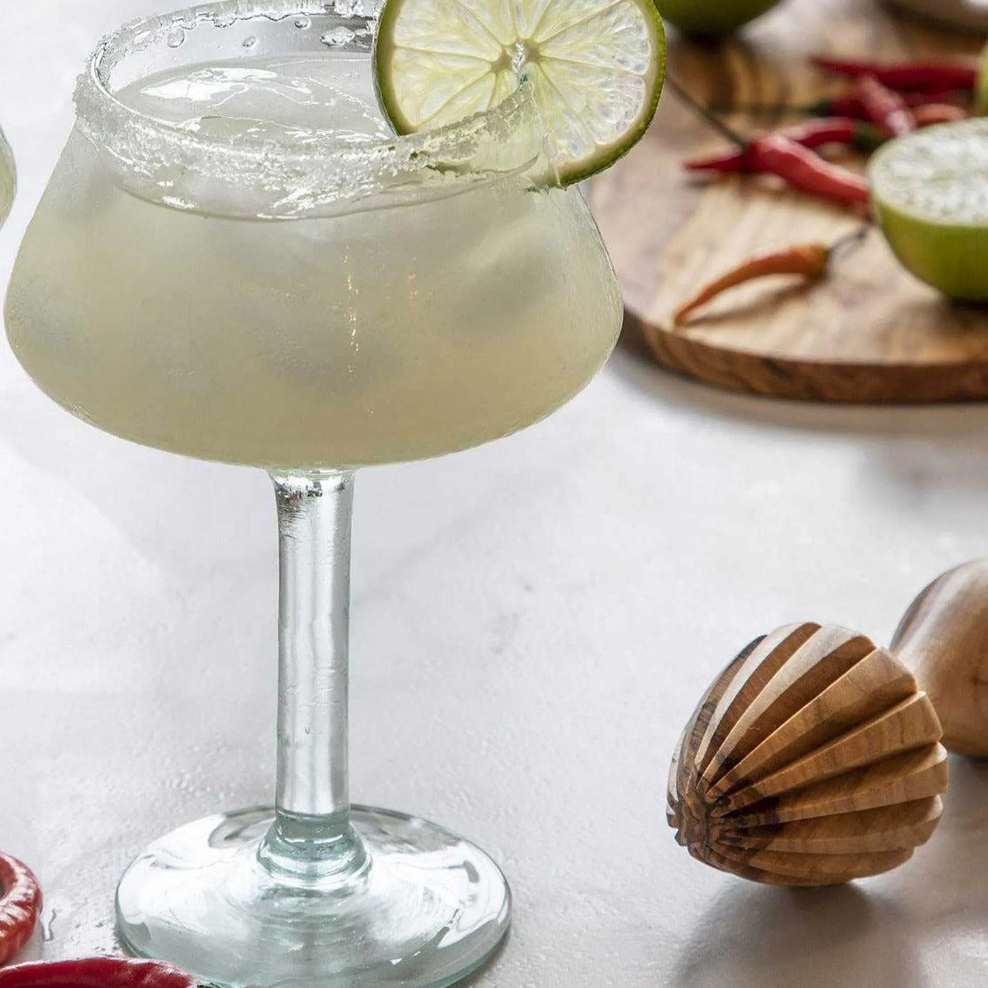 Olive Wood Citrus Press