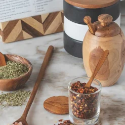 Olive Wood Honey Jar