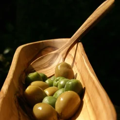 Olive Wood Spoons, Small Set of 4