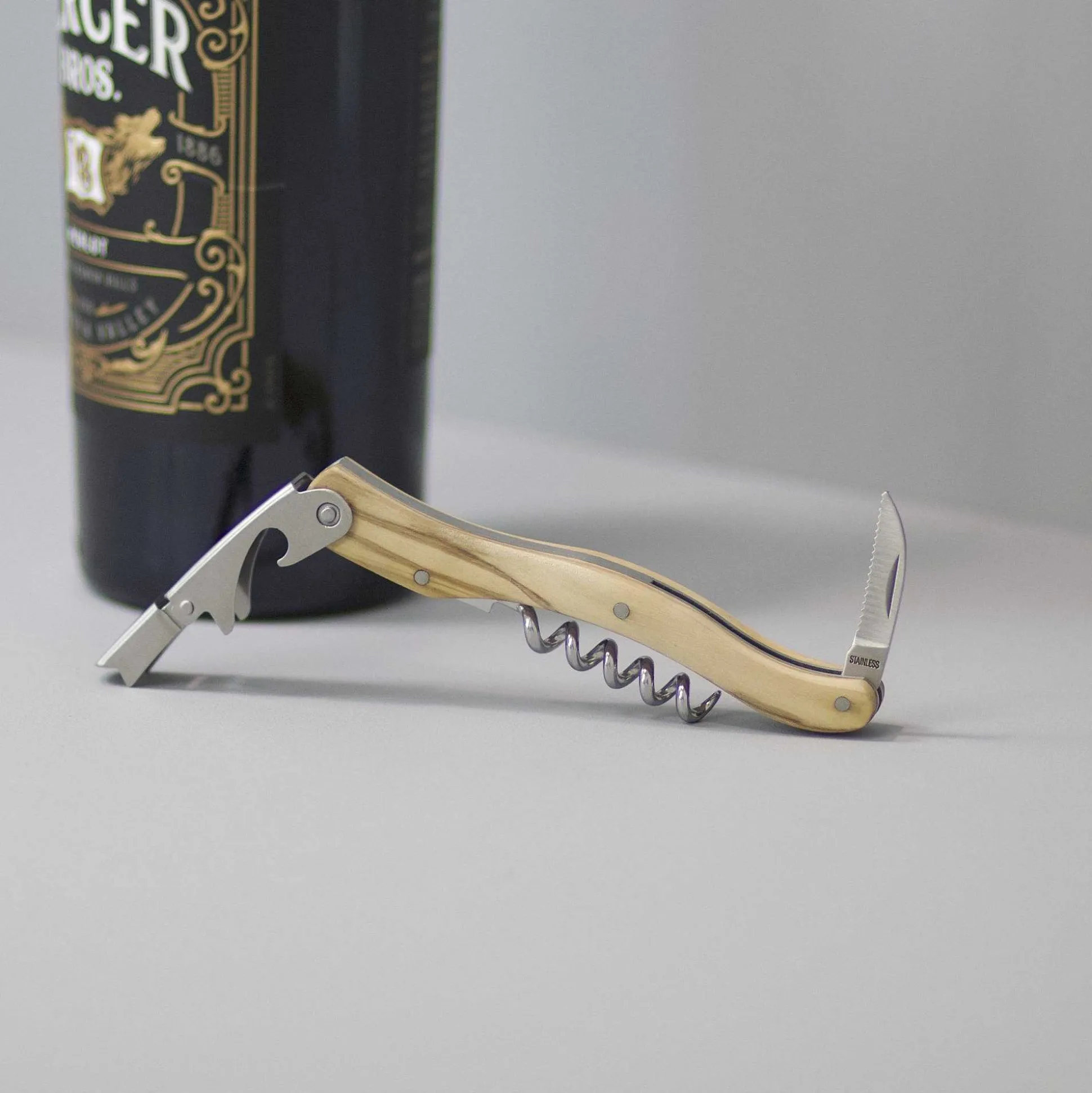 Olive-wood Corkscrew