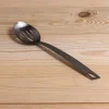 Onyx Helix Slotted Spoon