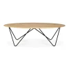 Orb Coffee Table, Oak, Oval