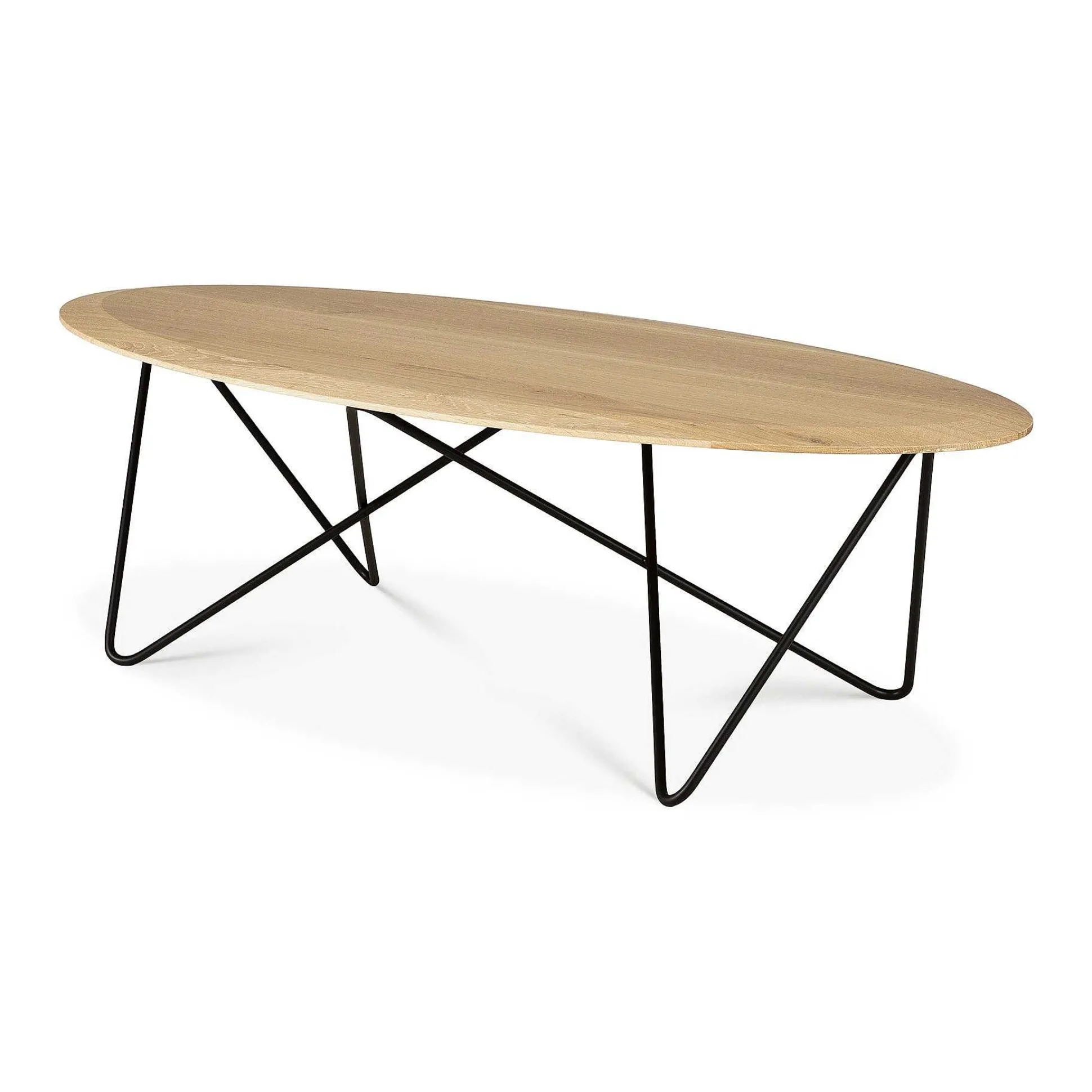 Orb Coffee Table, Oak, Oval