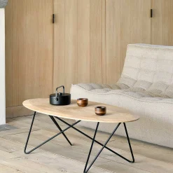 Orb Coffee Table, Oak, Oval