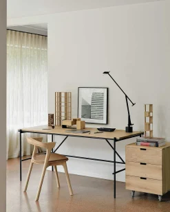 Oscar Solid Oak Desk, 63"