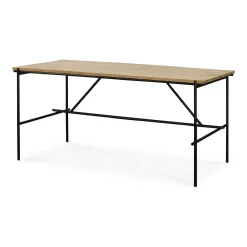Oscar Solid Oak Desk, 63