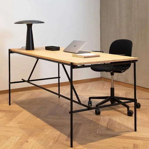 Oscar Solid Oak Desk, 63"