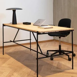 Oscar Solid Oak Desk, 55.5