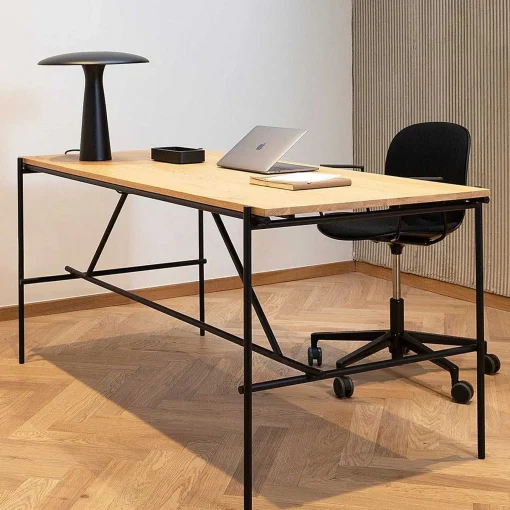Oscar Solid Oak Desk, 55.5"