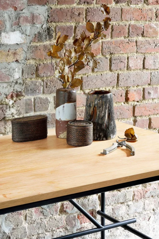 Oscar Solid Oak Desk, 55.5"