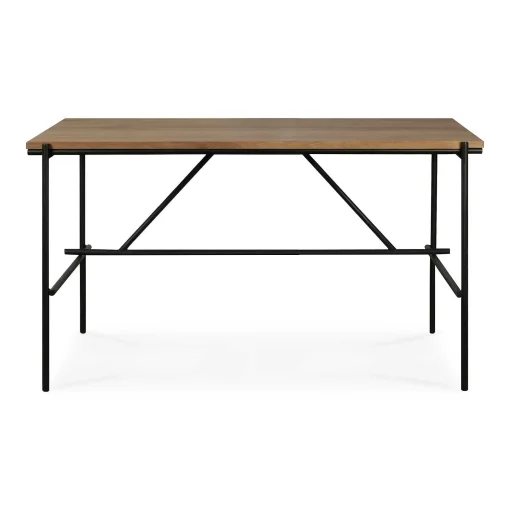 Oscar Solid Teak Desk, 55.5"