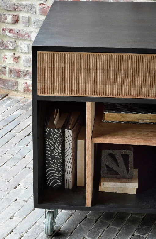 Oscar Solid Teak Drawer Unit, Single Drawer