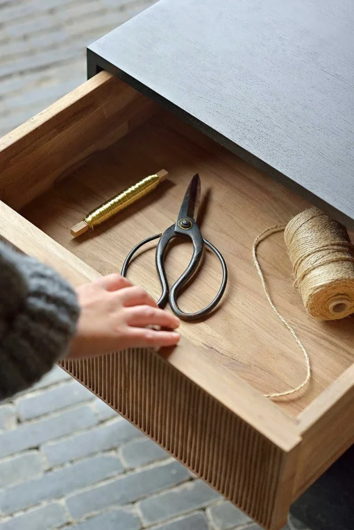 Oscar Solid Teak Drawer Unit, Single Drawer