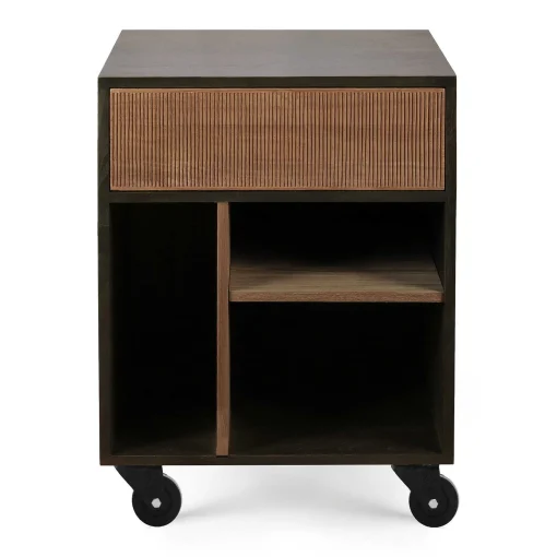 Oscar Solid Teak Drawer Unit, Single Drawer