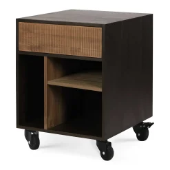 Oscar Solid Teak Drawer Unit, Single Drawer