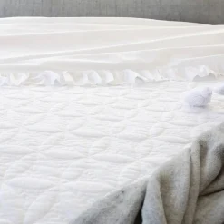 Oslo King Coverlet, White^Be Home Outlet