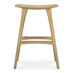 Osso Bar Stool, Varnished Oak