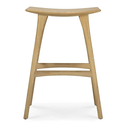 Osso Bar Stool, Varnished Oak