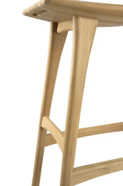 Osso Bar Stool, Varnished Oak