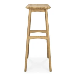 Osso Bar Stool, Varnished Oak