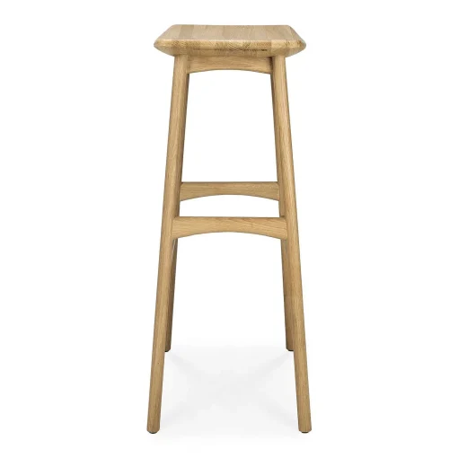Osso Bar Stool, Varnished Oak