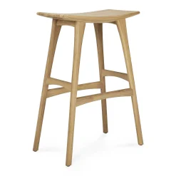 Osso Bar Stool, Varnished Oak