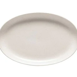 Pacifica 16" Oval Platter, Vanilla