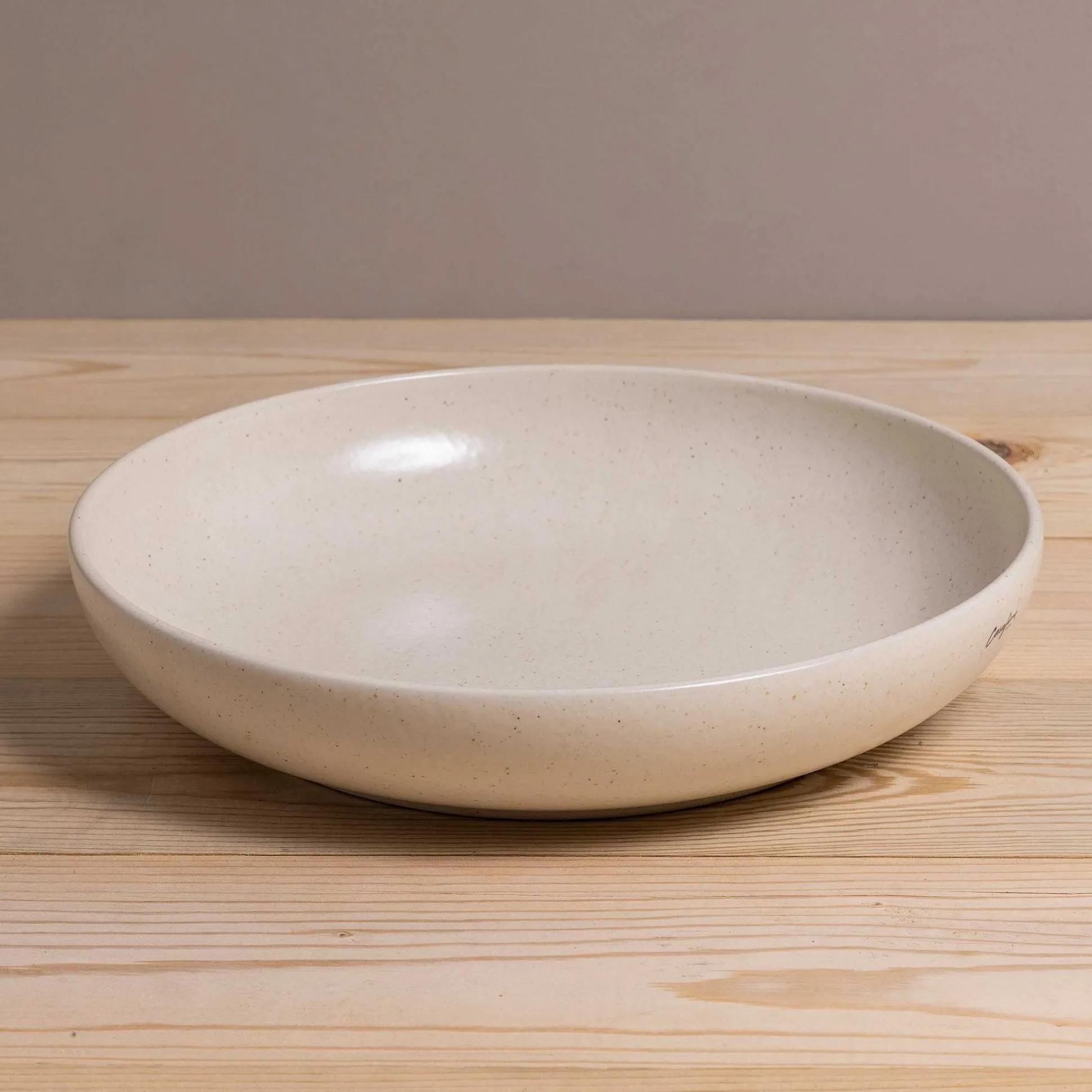Pacifica 12.5" Serving Bowl, Vanilla
