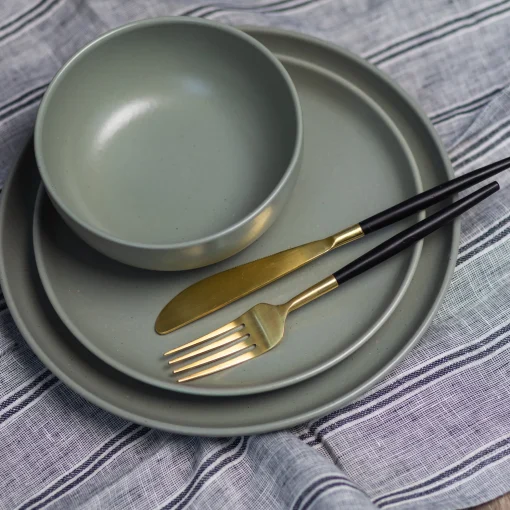 Pacifica Dinner Plate, Artichoke, Set of 6^Be Home Cheap