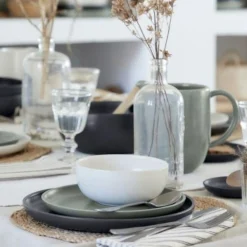 Pacifica Dinner Plate, Artichoke, Set of 6^Be Home Cheap