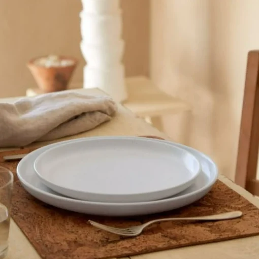 Pacifica Dinner Plate, Salt, Set of 6^Be Home Fashion
