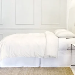 Parker Bamboo Queen Duvet Set, Ivory^Be Home Flash Sale