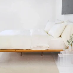 Parker Bamboo Queen Duvet Set, Ivory^Be Home Flash Sale