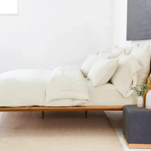 Parker Linen Euro Sham, Cream^Be Home Best Sale