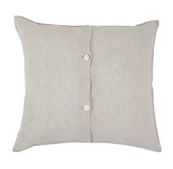 Parker Linen Euro Sham, Flax^Be Home New