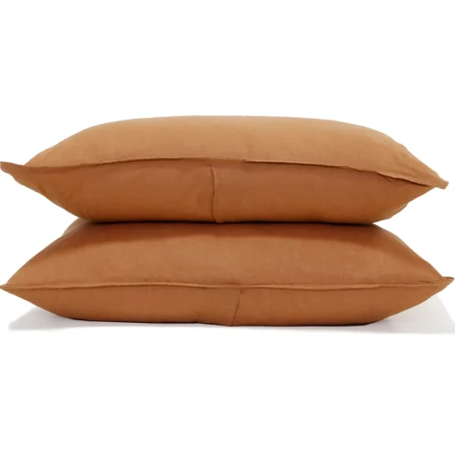 Parker Linen King Duvet Set, Terra Cotta^Be Home Sale