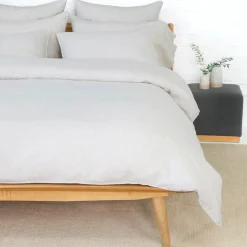 Parker Linen King Sham Set, Flax^Be Home Shop