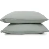 Parker Linen Standard Sham Set, Sage^Be Home Discount
