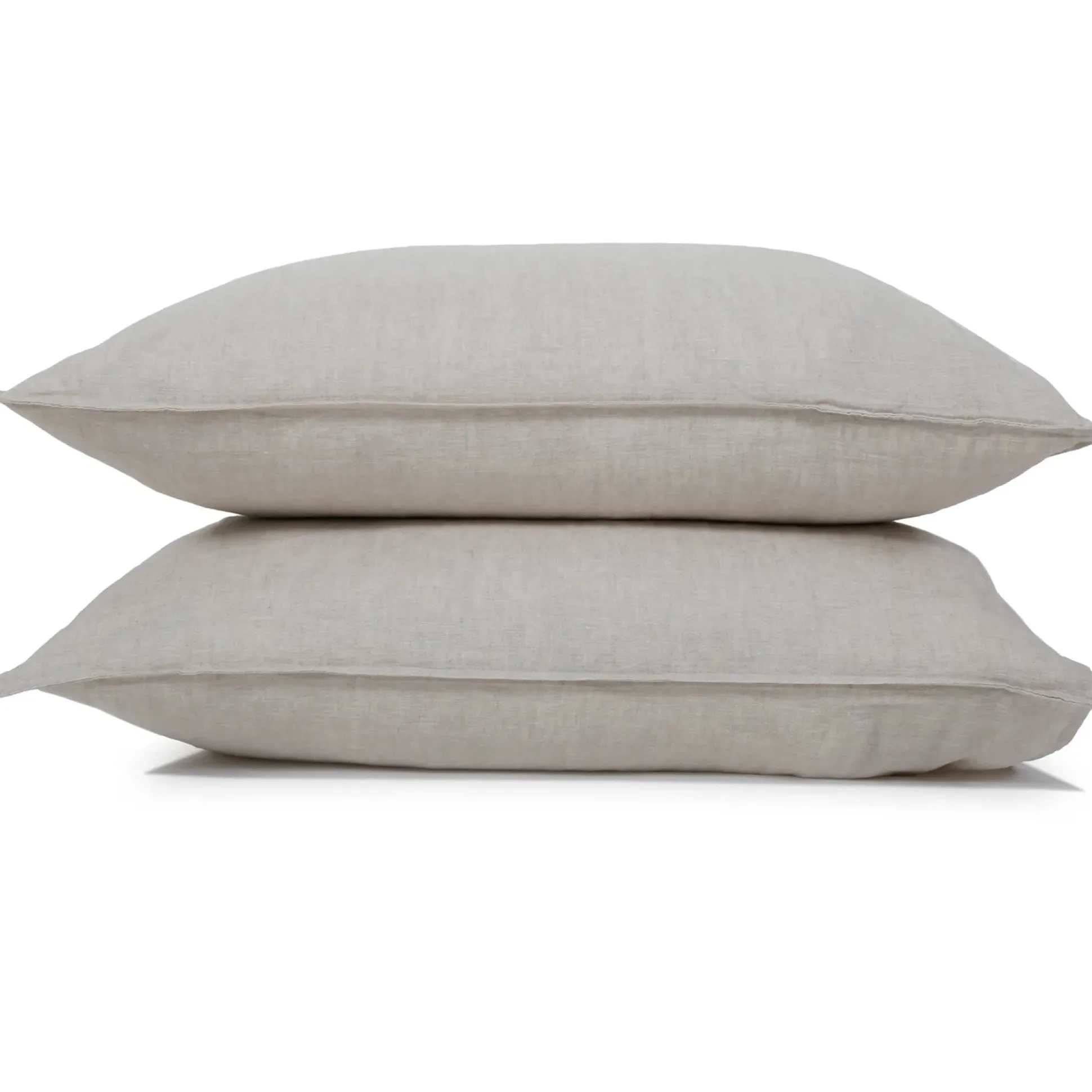 Parker Linen Standard Sham Set, Flax^Be Home Store