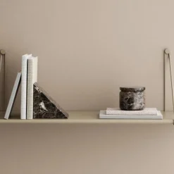 Pesa Marble Bookends, Set of 2, Brown^Be Home Store