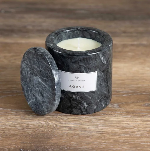 Pesa Marble Candle, Agave